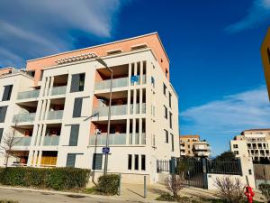 Bygningen som lejligheden ligger i