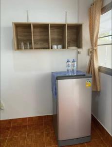 Kuchyň nebo kuchyňský kout v ubytování Budget Blue Sapphire