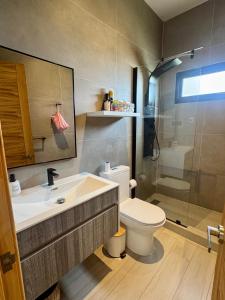 Koupelna v ubytování Casa en Maitencillo