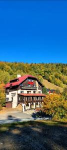 Bygningen som pensionatet ligger i