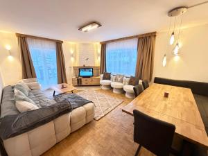 Et opholdsområde på Gruber Alpin Living