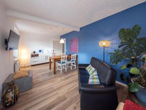 Et tv og/eller underholdning på FeWo beim Schlafhaus