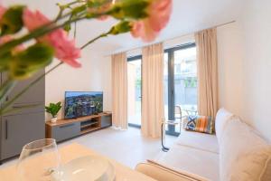 TV/trung tâm giải trí tại Beskid Marina Apartment