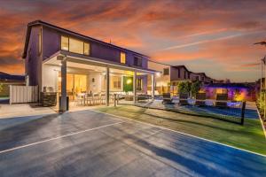 an image of a house with a sunset at Oh la la Coachella in Coachella