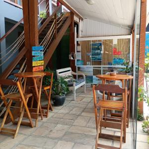 Et tv og/eller underholdning på Dharma Pousada