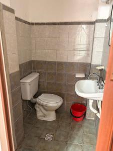 Koupelna v ubytování Monoambiente