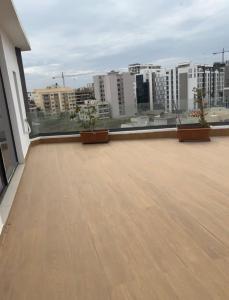 En balkon eller terrasse på Residence Ndeye Ngouye