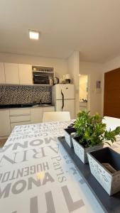 Køkken eller tekøkken på Carlos Paz-Lake Towers