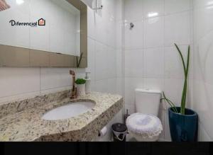 Et badeværelse på sobrado aconchegante