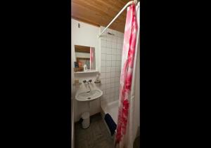 Koupelna v ubytování Bergpension Battagliahütte + 29 fotografií