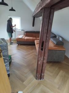 Postel nebo postele na pokoji v ubytování Gemütliches Zuhause auf Zeit