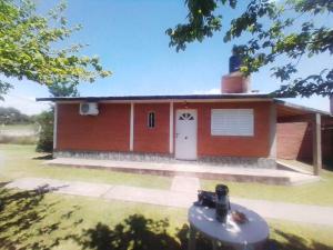 Bygningen som feriehuset ligger i