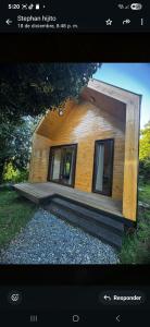 Bygningen som feriehuset ligger i