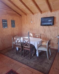 TV a/nebo společenská místnost v ubytování Casa Punta del Trueno + 3 fotografie