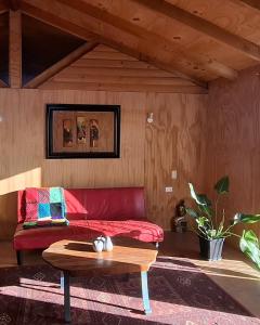 Posezení v ubytování Casa Punta del Trueno