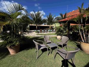 En have udenfor Pousada Porto Mar