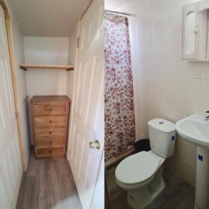 Koupelna v ubytování Casa Punta del Trueno