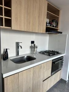 Kuchyň nebo kuchyňský kout v ubytování Sabaneta, Parque, Excelente ubicaciòn, Comodo, Buena vista + 9 fotografií