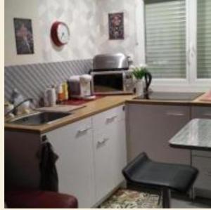 Køkken eller tekøkken på Concarneau studio Terrace