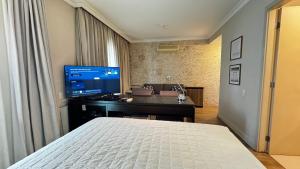 TV a/nebo společenská místnost v ubytování Hotel em Perdizes - FLAT1607 - By TorresGuest