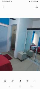 Et opholdsområde på Apartamentos La Mina