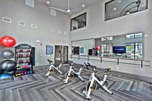Fitnesscentret og/eller fitnessfaciliteterne på Landing Apartments - The Fieldhouse