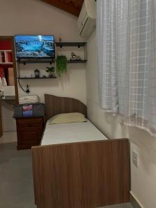 Et tv og/eller underholdning på Hostel Recanto Verde