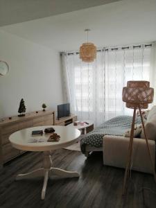 Postel nebo postele na pokoji v ubytování Appartement Lumineux