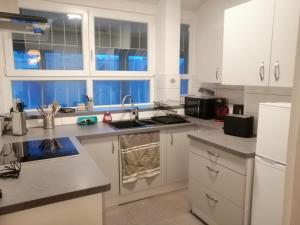 Kuchyň nebo kuchyňský kout v ubytování Appartement Lumineux