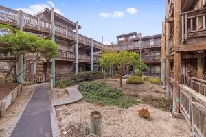 Bygningen som feriehuset ligger i