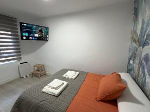 En eller flere senge i et værelse på Apartamentos Turísticos Las Claras 1