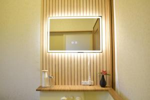 宫崎結-musubi-的浴室水槽上方墙上的镜子 更多18张照片