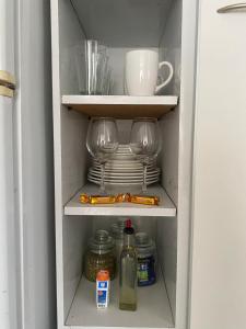 Kuchyň nebo kuchyňský kout v ubytování Departamento en Mar del Plata, Zona La Perla