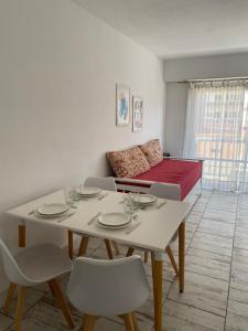 Posezení v ubytování Departamento en Mar del Plata, Zona La Perla