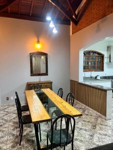 Køkken eller tekøkken på Chácara Recanto Verde - Condomínio Vitassay- Boituva