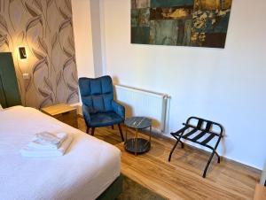 เตียงในห้องที่ Byzanthin rooms