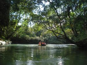 Naturlandskabet i nærheden af lodgen