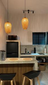 Køkken eller tekøkken på Studio Apartment in Cocles