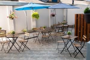 Reštaurácia alebo iné gastronomické zariadenie v ubytovaní Residence Vysta