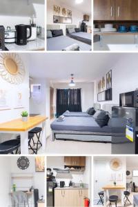 Køkken eller tekøkken på Plumera Condo Near Airport Malls & Schools with Elevator223