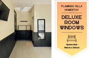 un cartello in un corridoio con finestre gialle di benvenuto di Houseify di Flamingo Homestay - Spacious Room with Comfortable Spring Mattress - 200m from Hoi An Ancient Town & Night Market a Hoi An Altre 65 foto