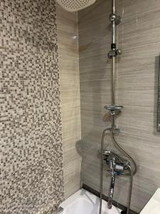 een badkamer met een douche, toilet en wastafel bij Villa in Nork in Jerevan +159 foto's