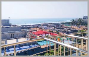 Nespecifikovaný výhled na moře nebo výhled na moře při pohledu z hotelu