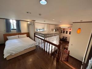 Nhà bếp/bếp nhỏ tại Old Street Seaview Homestay