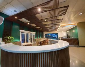 TV a/nebo společenská místnost v ubytování Holiday Spa Hotel