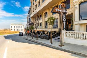 Bygningen som hotellet ligger i