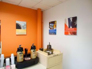 a room with two hair dryers on a wall at Motel 6-Clarksville, TN in Clarksville