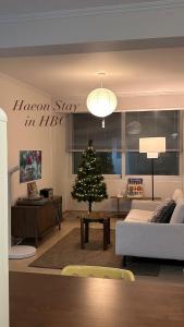 Posezení v ubytování Haeon Stay HBC Itaewon, Namsan Tower, Seoul Station