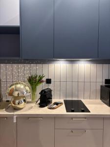 Kuchyň nebo kuchyňský kout v ubytování VIP Apartamenty BAST 143 TOP LOCATION - LUX z WANNĄ OFF Piotrkowska Stajnia Jednorożca HopaLupa ATLAS ARENA + 175 fotografií