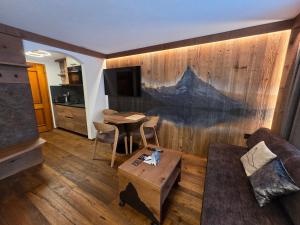 Køkken eller tekøkken på La Perle Apartments